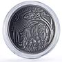 Burkina Faso 1000 francs Rhinoceros Spirit of Africa Fauna silver coin 2017
