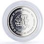 Cameroon 750 francs 1/2 Africa Pygmy Peoples Pygmies Elephant silver coin 2005