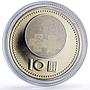 Taiwan 50 10 dollars Set China Republic Founding History Politics coins 2001