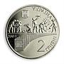 Ukraine 2 hryvnia Vasyl Sukhomlynsky teacher educator writer nickel coin 2003