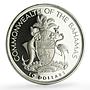 Bahamas 10 dollars Caribbean Development Bank History proof silver coin 1995