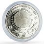 Bahamas 10 dollars Caribbean Development Bank History proof silver coin 1995