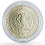 Mexico 1/4 onza Libertad Angel of Independence silver coin 1992