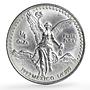 Mexico 1/4 onza Libertad Angel of Independence silver coin 1992