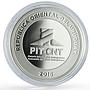 Uruguay 1000 pesos Jose D Elia PIT CNT Congress Politics proof silver coin 2016