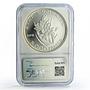 Comoros 5000 francs Said Mohamed Cheikh Flowers PF68 NGC silver coin 1976