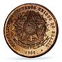 Brazil 20 reis Republic Coinage Vintem KM-490 MS64 PCGS bronze coin 1906