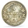 Denmark 4 skilling King Christian IX Coinage KM-775 MS63 PCGS billon coin 1874