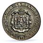 Mexico 6th Centenary Foundation City Grove 450a MS62 PCGS silver medal 1925
