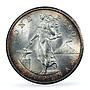 Philippines 1 peso US Decimal Coinage Small Type UNC PCGS silver coin 1909-S