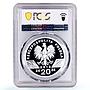 Poland 20 zlotych Pszczola Honeybee Animals Fauna PR70 PCGS silver coin 2015