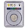 Great Britain 6 pence King George V Coinage KM-815a MS64 PCGS silver coin 1921