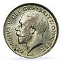 Great Britain 6 pence King George V Coinage KM-815a MS64 PCGS silver coin 1921
