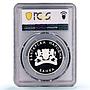 Bulgaria 10 leva High Jump Sydney Olympics Sports PR69 PCGS silver coin 1999