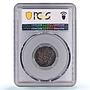 Colombia 1/2 real Cartagena State Coinage KM-D2 XF45 PCGS copper coin 1812