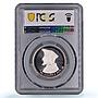 Czechoslovakia Dubcek Jan Hus Pravda Vitezi History SP67 PCGS silver medal 1968