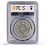 Puerto Rico Lares Rio 2 tk Margarita Magraner Rulau AU55 PCGS token coin 1900
