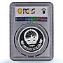 Mongolia 25 togrog UNICEF Child Year Camel Piefort PR68 PCGS silver coin 1980
