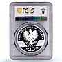 Poland 20 zlotych Swistak Marmot Animals Fauna PR70 PCGS silver coin 2006