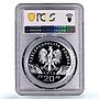Poland 20 zlotych Zubr Bison Bull Animals Fauna PR69 PCGS silver coin 2013