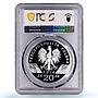 Poland 20 zlotych Konik Horse Animals Wildlife Fauna PR69 PCGS silver coin 2014