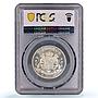 Sweden 2 kronor King Oscar II Coinage KM-773 MS63 PCGS silver coin 1907