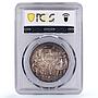 Germany Augsburg Confession Melanchton Luther Matte SP63 PCGS silver medal 1930
