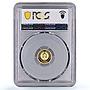 Belarus 10 roubles Ballet Dancer History Culture PR70 PCGS gold coin 2005