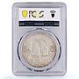 China 1 dollar Republic Coinage Sun Yat Sen Junk AU58 PCGS silver coin 1934