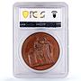 France Napoleon Autriche Marriage History Bramsen-952 SP65 PCGS BZ medal 1810