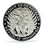 Indonesia 750 rupiah Garuda Bird Independence KM-26 PR64 PCGS silver coin 1970