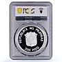 Philippines 200 piso Mindoro Bull Wildlife WWF Fauna PR70 PCGS silver coin 1987