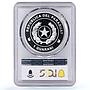 Paraguay 1 guarani Papal Visit Pope Francis Religion PR70 PCGS silver coin 2015