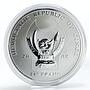 Congo set 5 coins Big Five African Animals colored silver coins 2008