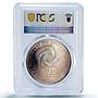 Anguilla 25 dollars Independence Webster Politics PR67 PCGS silver coin 1968
