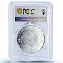 Belarus 20 roubles Ballet Dancer History Culture PR69 PCGS silver coin 2007