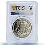 Latvia 1 ounce Independence Legation Series X#5 PR65 PCGS CuNiZinc coin 1988