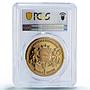 Latvia 1 ounce Independence Legation Series X#5b PR66 PCGS bronze coin 1988