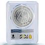 Mexico 1 onza Libertad Angel of Independence MS67 PCGS silver coin 1998