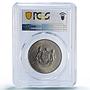 Malaysia 1 ringgit Independence Rahman History Politics MS64 PCGS CuNi coin 1977