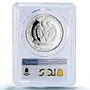 Saharawi 500 pesetas Weightlifter Sydney Olympics PR69 PCGS silver coin 1997