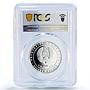 Belarus 10 roubles Mickiewicz Mitskevich Literature PR69 PCGS silver coin 1998