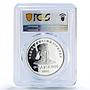 China 10 yuan Sima Yi Horse Three Kingdoms Literature PR69 PCGS silver coin 1996