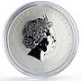 Australia 2 dollars Year of the Mouse Lunar Series 2 Color 2 oz silver coin 2008