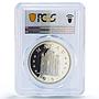 China Macau 100 patacas Ox Year Lunar Calendar PR68 PCGS silver coin 1997