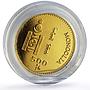 Mongolia 500 togrog Archery Atlanta Summer Olympics Sports proof gold coin 1996