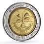 Micronesia 1 dollar President Urusemal Fantasy X#1 bimetal coin 2004