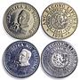 Philippines Various Set Republic Coinage Commemorative Quezon proof coins 1978