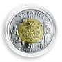Ukraine 20 hryvnas Ancient Cultures Monuments Olbia Silver Gold bimetal 2000