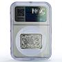 Andorra 5 diners Last Supper Chirst Wonders Art PF69 NGC silver coin 2012
